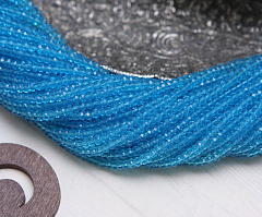 рондели 3х2,5 мм "аквамарин", рондели