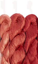 сет из 3-ти шелковых нитей №23, шелковые нитки