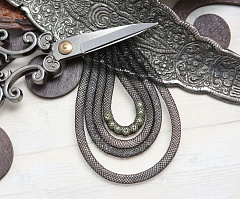 ювелирная сетка 8 мм "черный" (10 см), ювелирная сетка 