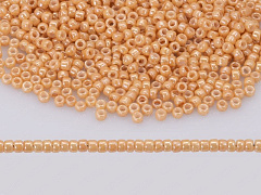 toho круглый 15/0 (#0123d) "темно-бежевый перламутр", круглый (round)