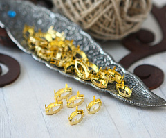 оправа наветт 8х4 мм "золото", оправы наветт (navette)