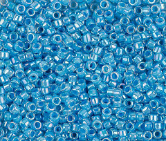 toho treasures цилиндрический 11/0 (#0787) "голубой/радужный", цилиндр (treasures)
