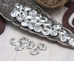 овал 14x10 мм "кристалл" премиум, овал (oval)