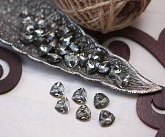 триллиант 12 мм "черный бриллиант" премиум, триллиант (trilliant)