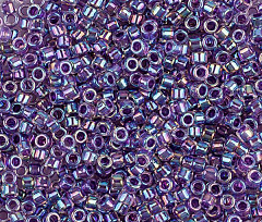 toho treasures цилиндрический 11/0 (#0774) "сине-фиолетовый/радужный", цилиндр (treasures)