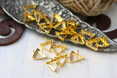 оправа дельта 15х16 мм "золото", оправы дельта (delta)