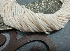 рондели 1х2 мм "слоновая кость", рондели