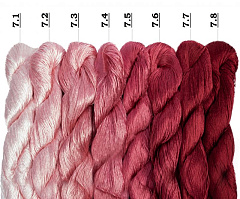 сет из 8-ми шелковых нитей №7, шелковые нитки