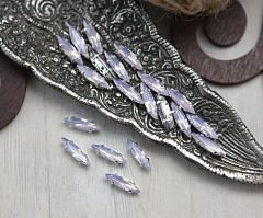 сфинкс 15х4 мм "розовый опал/серебро" премиум, сфинкс (sphinx)