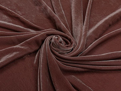 шелковый бархат 20х14 см "пыльная роза темная", шелковый бархат