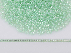 toho круглый 15/0 (#0144) "светло-зеленый перламутр", круглый (round)