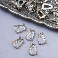 Оправа Слим Триллиант 14х9 мм "Серебро"