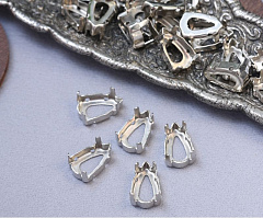 оправа слим триллиант 14х9 мм "серебро", оправы слим триллиант (slim trilliant)