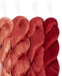 сет из 4-х шелковых нитей №23, шелковые нитки